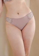HSIA Lace Flower Trim Bikini Panties 3 Pack - HSIA