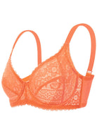 HSIA Leaf Flower Lace Underwire Bra - HSIA