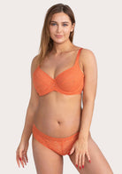 HSIA Leaf Flower Lace Underwire Bra - HSIA