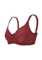 HSIA Leaf Flower Lace Unlined Bra - HSIA