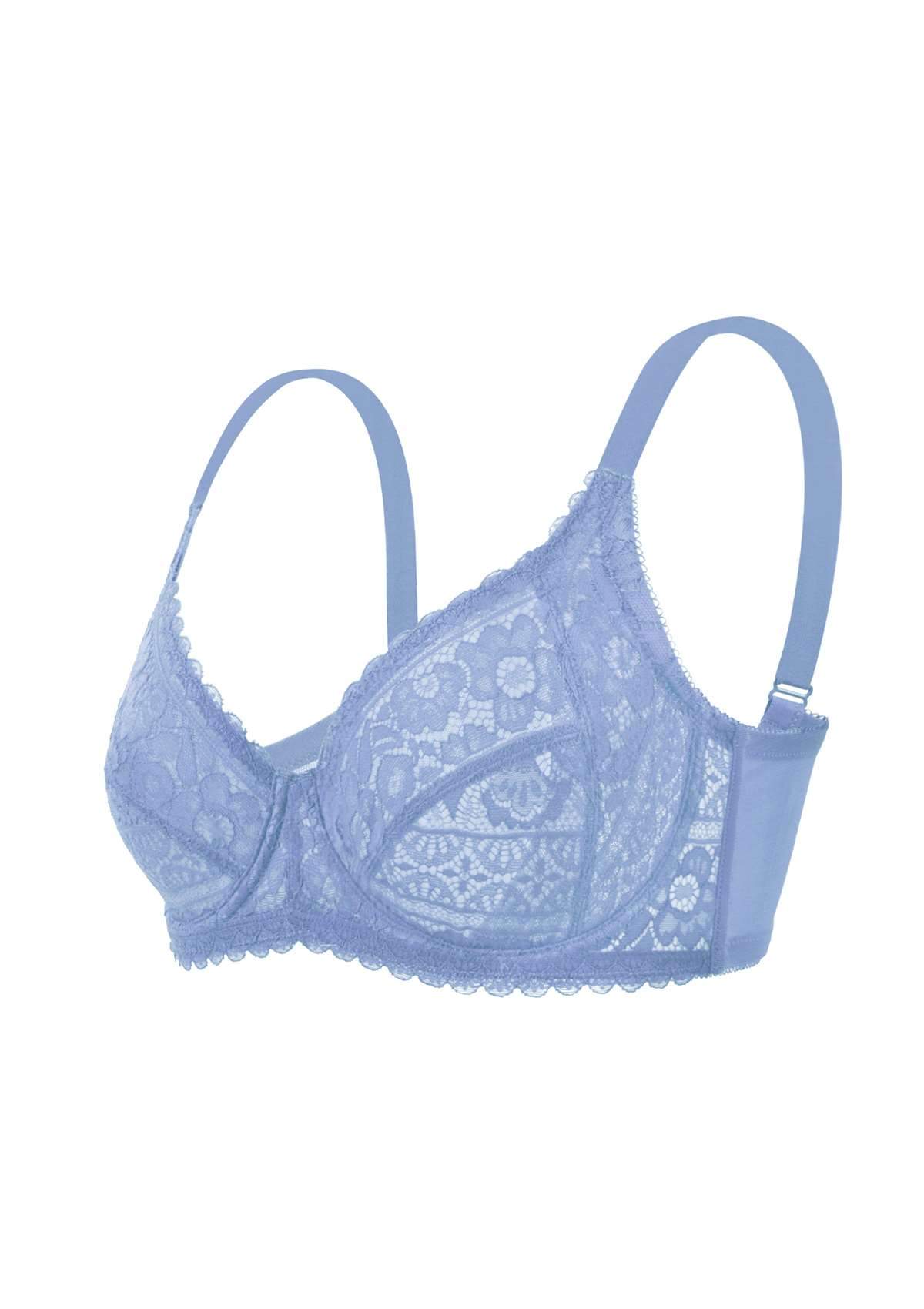 HSIA Leaf Flower Lace Unlined Bra - HSIA