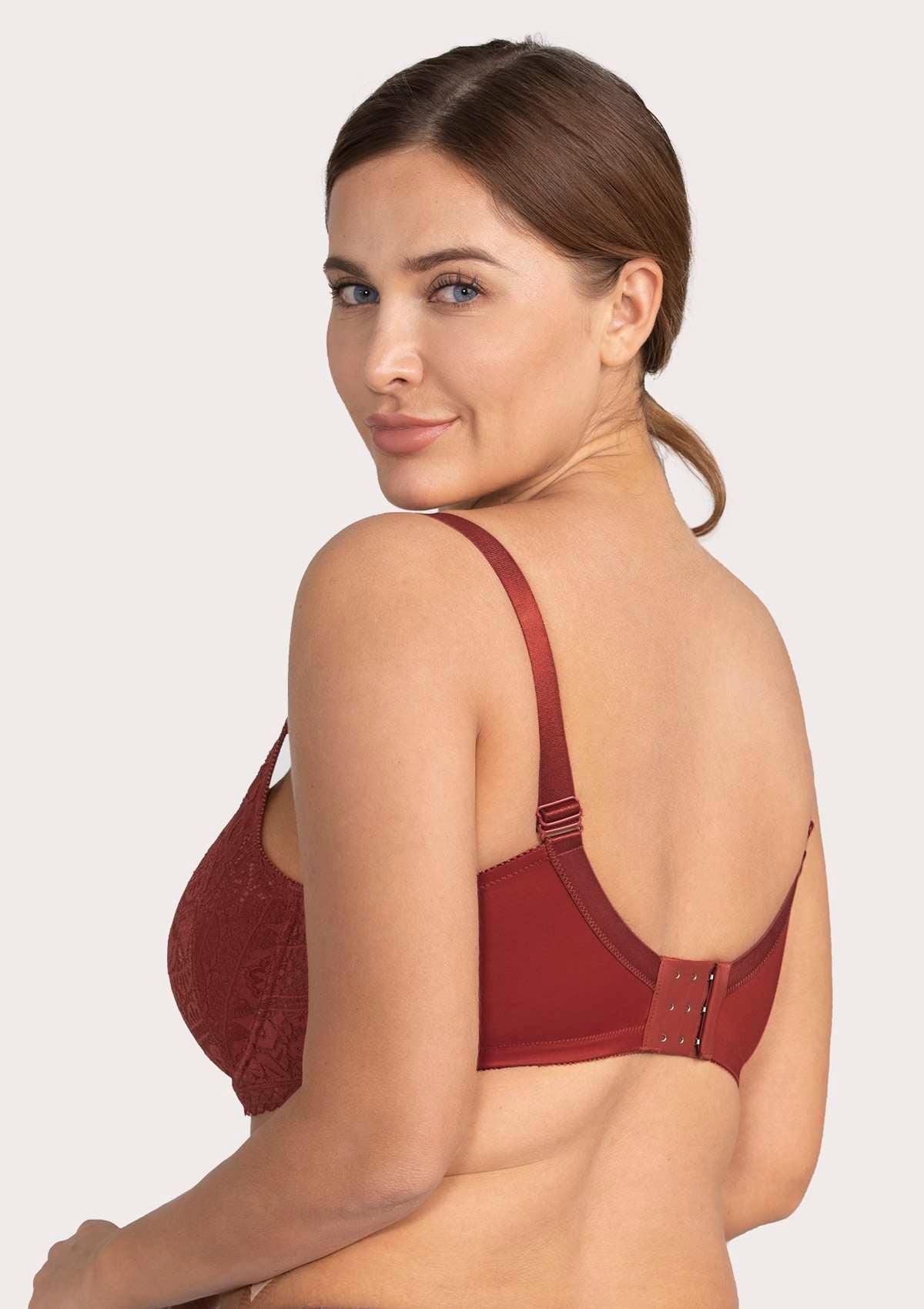 HSIA Leaf Flower Lace Unlined Bra - HSIA