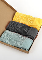 HSIA Floral Lace Bikini Panties 3 Pack - HSIA