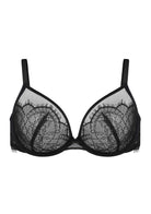 HSIA Mesh Eyelash Trim Unlined Bra - HSIA