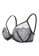 HSIA Mesh Eyelash Trim Unlined Bra - HSIA