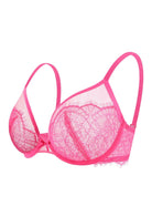 HSIA Mesh Eyelash Trim Unlined Bra - HSIA