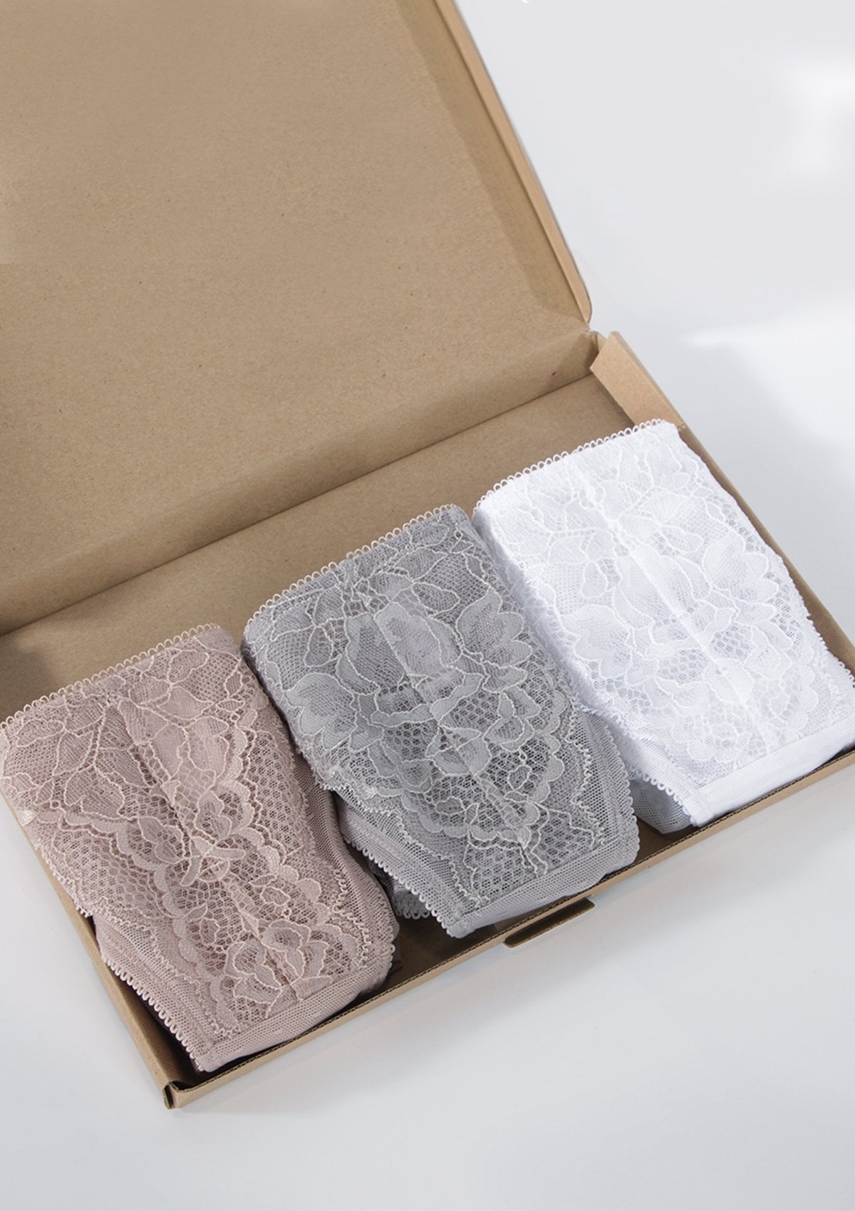 Enchante Lace Bikini Panties 3 Pack - HSIA