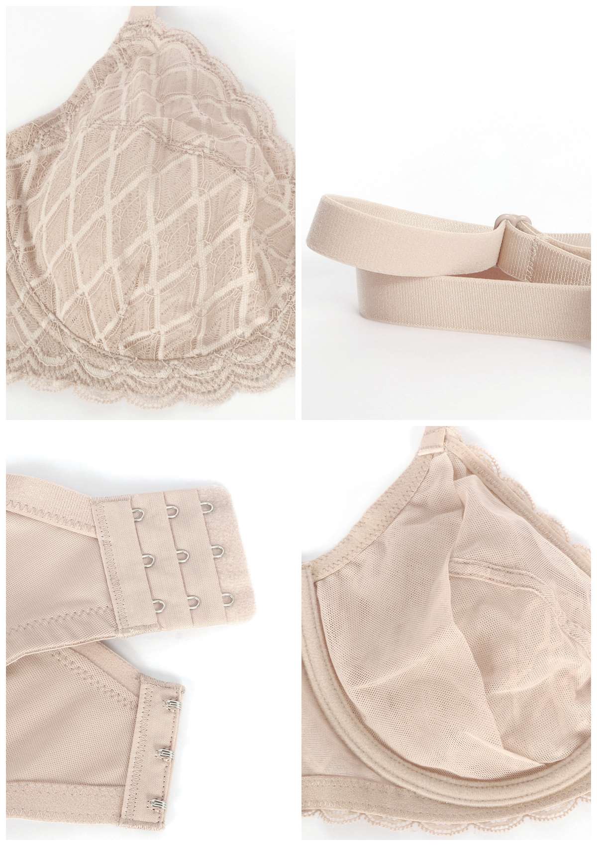Precious Lace Unlined Bra - HSIA