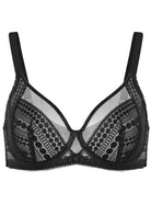 HSIA Polka Dot Sexy Black Lace Bra - HSIA