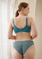 HSIA Polka Dot Sexy Brittany Blue Lace Bra - HSIA