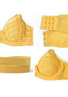 Heroine Polka Dot Sexy Lace Unlined Bra - HSIA