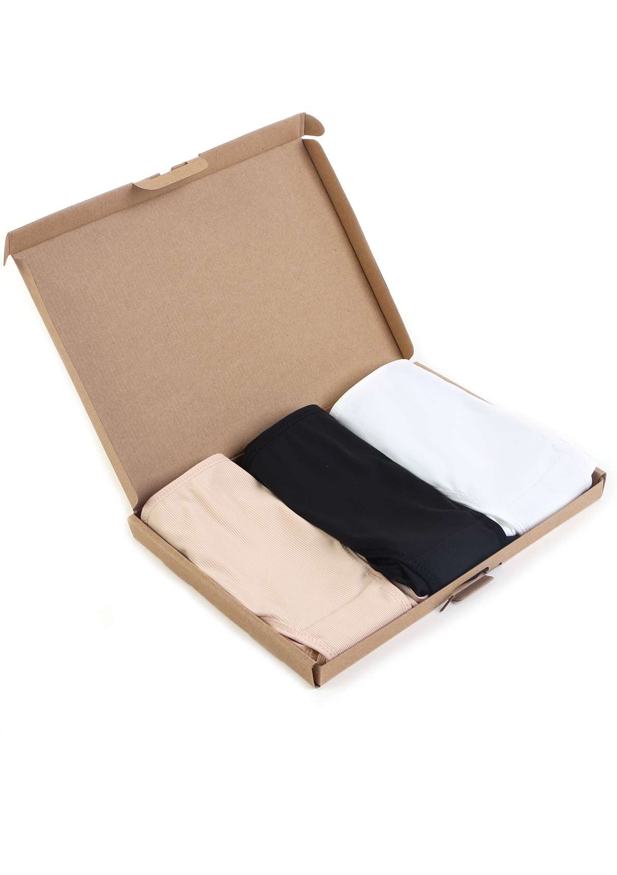 HSIA Ribbed Knit Cotton Bikini Underwear 3 Pack - HSIA
