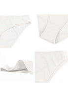HSIA Ribbed Knit Cotton Bikini Underwear 3 Pack - HSIA