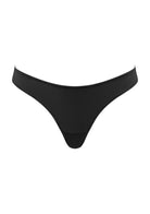 HSIA Ribbed Knit Cotton Thong Underwear 3 Pack - HSIA