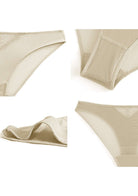 Foxy Satin Floral Lace Bikini Underwear - HSIA