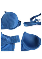 Josephine Striped Smooth Lightly Padded Bra - HSIA