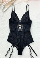 MOMSHIP Unlined Underwire Lace Low Back Teddy - HSIA