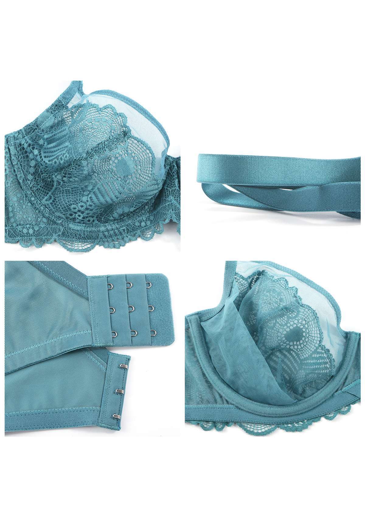 Lantana Sexy Unlined Underwire Bra - HSIA
