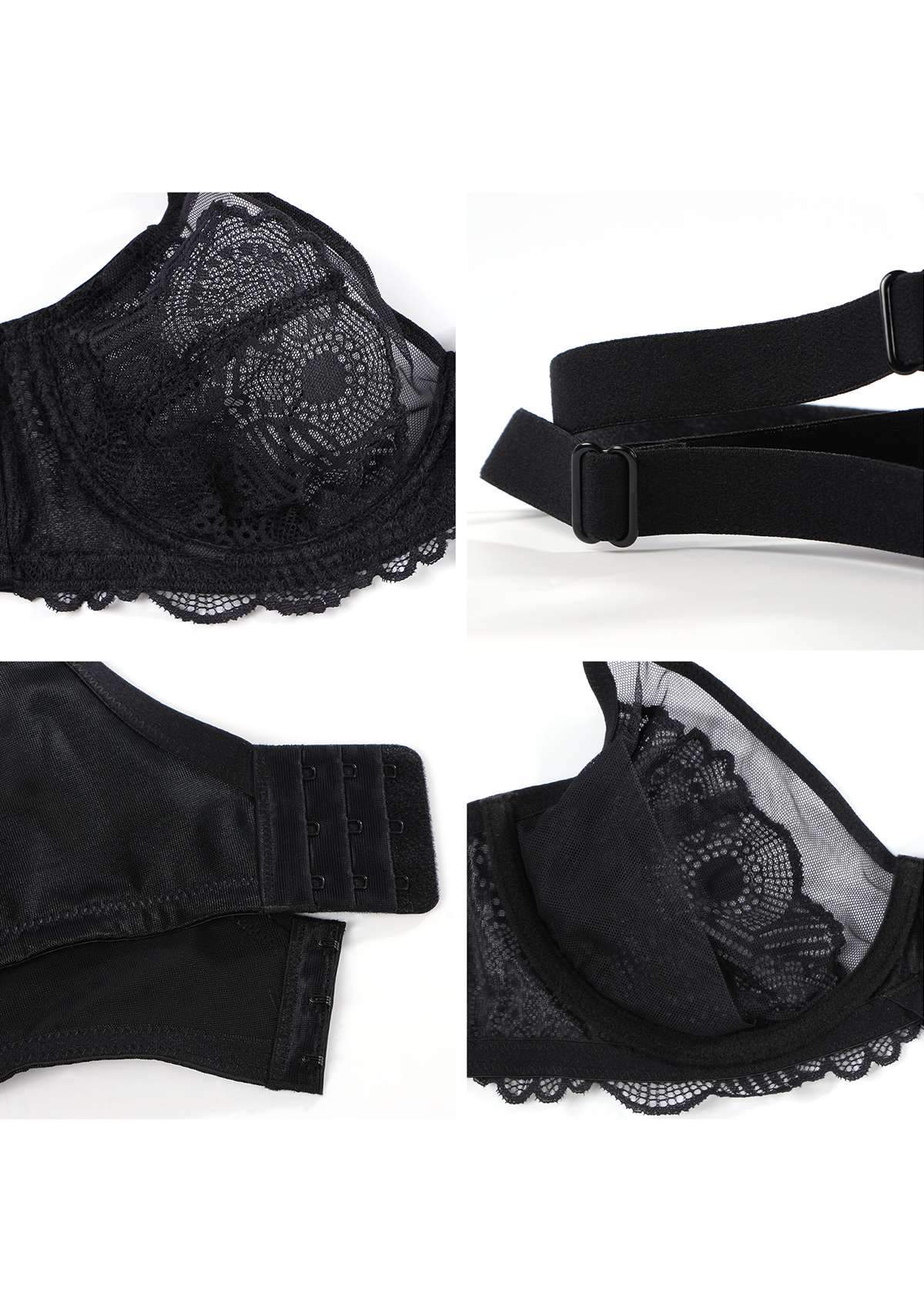 Lantana Sexy Unlined Underwire Bra - HSIA