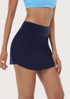 LEAPX Agile High Waisted Tennis Sports Skirt - HSIA