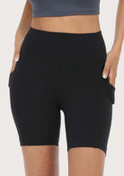 LEAPX Fluent High-Waist Sports Bike Shorts - HSIA