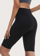 LEAPX Fluent High-Waist Sports Bike Shorts - HSIA