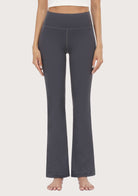 SONGFUL Smooth High Waisted Bootcut Yoga Sports Pants - HSIA